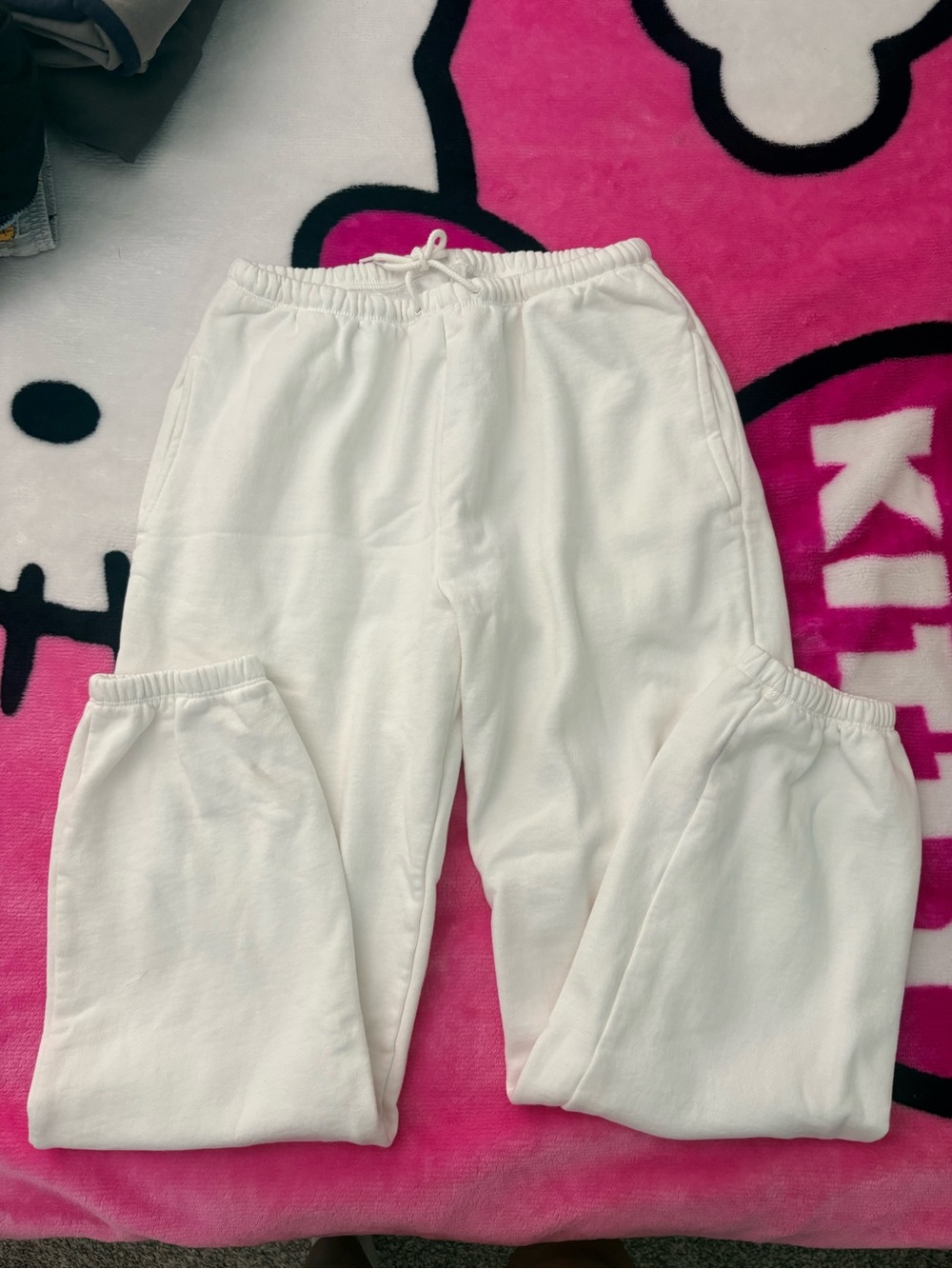 Brandy Melville White Sweatpants
